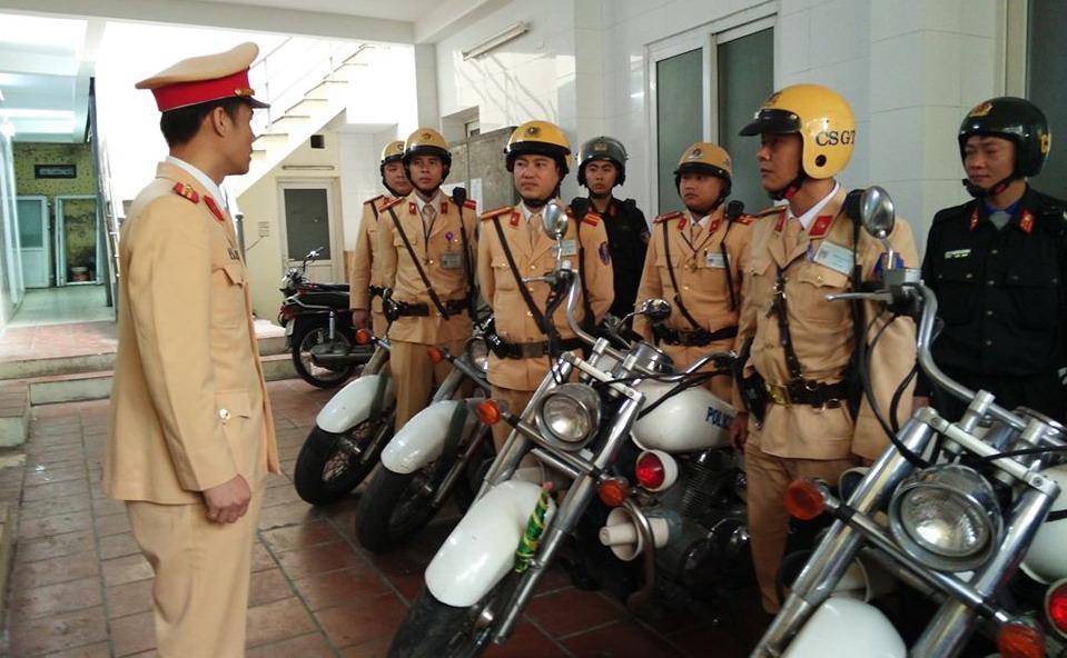 Hà Nội: Ra quân đảm bảo an toàn giao thông Tết Canh Tý 2020
