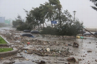  Đường phố Đà Nẵng tan hoang sau bão