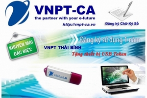 VNPT Thái Bình khuyến mãi dịch vụ VNPT-CA