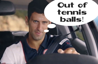 Novak Djokovic chuộng xe nhỏ Peugeot 208