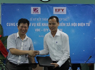 VDC bắt tay EFY Việt Nam triển khai bảo hiểm xã hội điện tử
