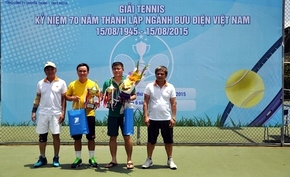 Giải Tennis kỷ niệm 70 năm thành lập ngành Bưu Điện Việt Nam