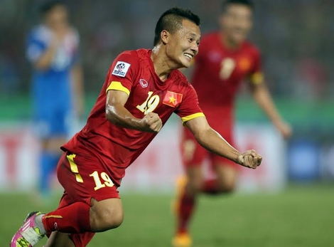 Thành Lương kịp bình phục cho trận đấu với Thái Lan. Ảnh Gia Hưng