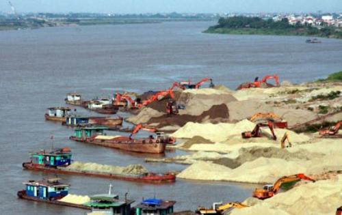 Hưng Yên phải làm rõ phản ánh khai thác cát trái phép trên sông Hồng