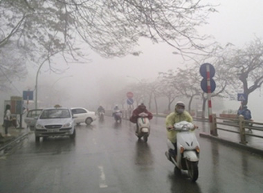 Hà Tĩnh đang mưa rất to, Bắc Bộ cuối tuần chuyển rét