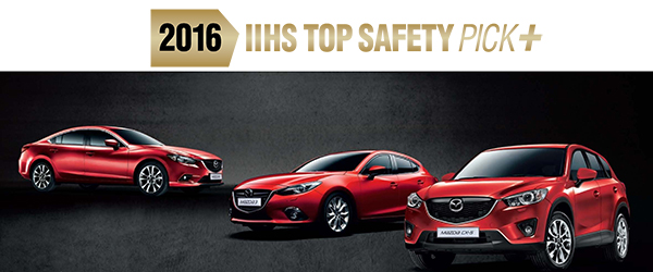 Mazd3, Mazda6 và CX-5 cùng đạt an toàn cao nhất theo đánh giá của IIHS