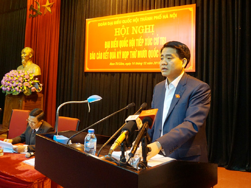 Cử tri Hà Nội đề nghị Tân Chủ tịch Thành phố vi hành