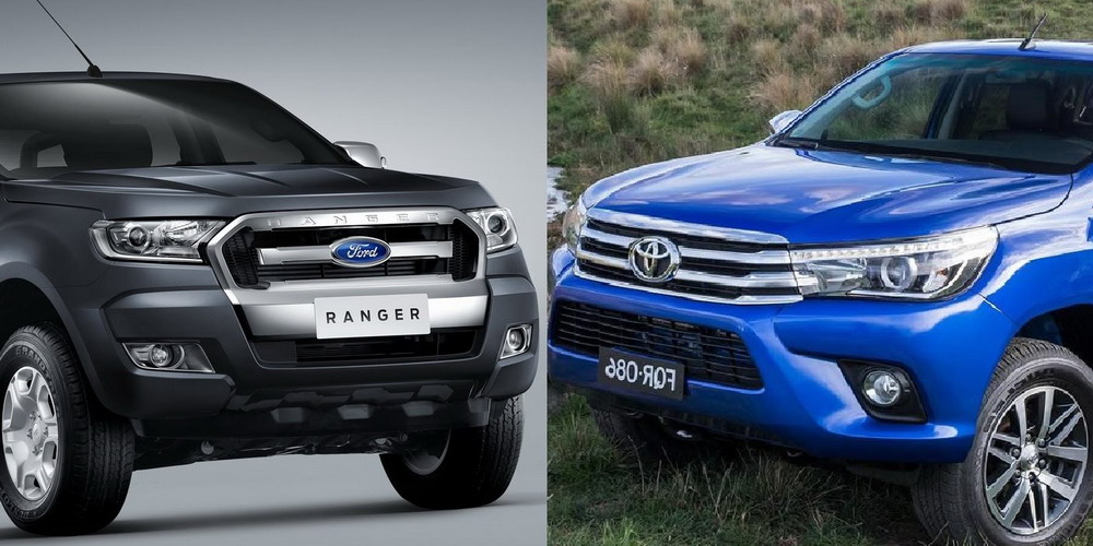 Ford Ranger hay Toyota Hilux an toàn hơn?
