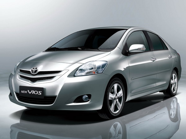 Toyota Vios thuộc diện triệu hồi được sản xuất trong năm 2007 -2008
