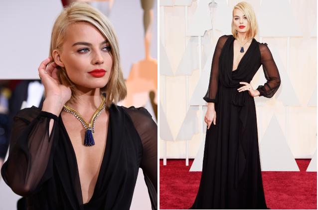 Margot Robbie  tại Oscar 2015