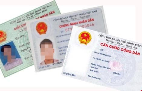 hứng minh nhân dân (CMND) 9 số, 12 số và thẻ CCCD khác nhau về tên gọi, còn giá trị sử dụng thì tương đương.