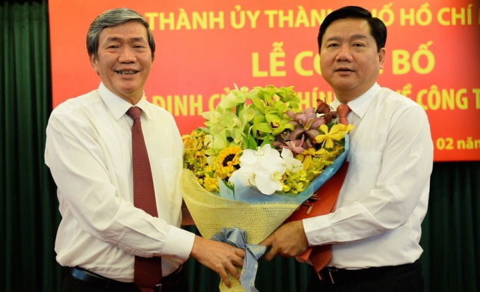 Ông Đinh La Thăng giữ chức Bí thư Thành ủy TP. Hồ Chí Minh