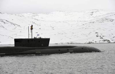 Tàu ngầm hạt nhân Nga phô diễn sức mạnh ở Barents