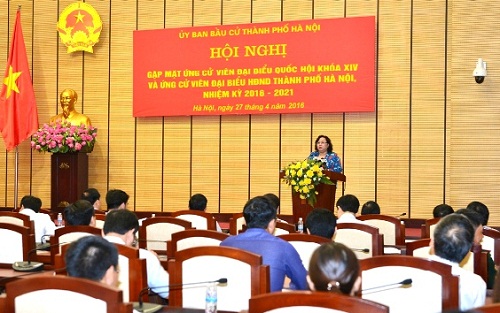 Hà Nội công bố danh sách 50 ứng cử viên đại biểu Quốc hội