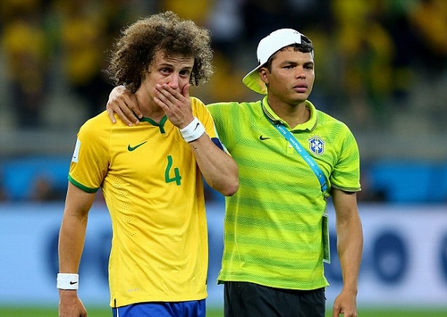 David Luiz và Thiago Silva không có tên trong danh sách sơ bộ của ĐT Brazil