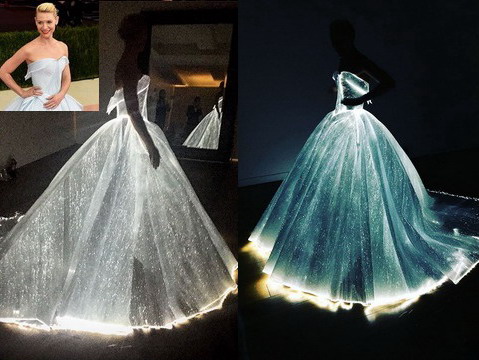 Kì diệu chiếc váy phát sáng của nữ minh tinh Claire Danes