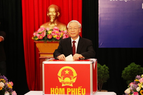 Tổng Bí thư Nguyễn Phú Trọng: Mong đại biểu trúng cử sẽ hết lòng vì dân, vì nước