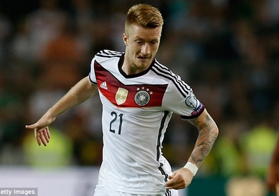 Tuyển Đức bất ngờ loại siêu sao Marco Reus khỏi Euro 2016