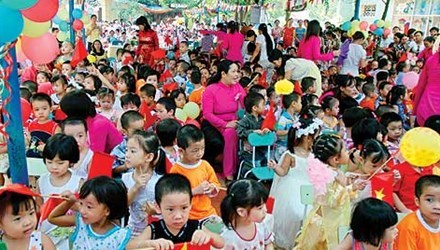 Nhiều trường mầm non ở Hà Nội có trên 70 trẻ/lớp