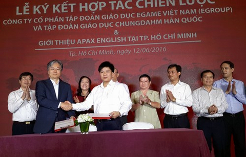 Chungdahm Learning đầu tư mạnh mẽ vào thị truờng giáo dục Việt Nam thông qua Egroup.