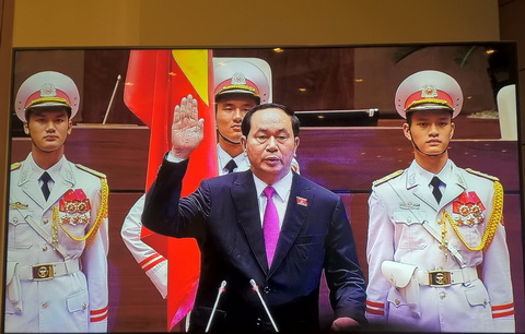 Ông Trần Đại Quang tuyên thệ nhậm chức Chủ tịch nước