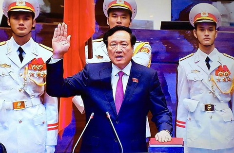 Ông Nguyễn Hòa Bình giữ chức Chánh án Tòa án nhân dân tối cao