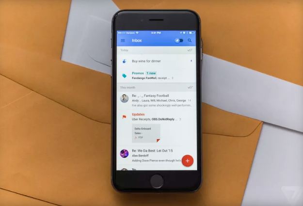 Gmail cải tiến mạnh tính năng Inbox trên ứng dụng mobile