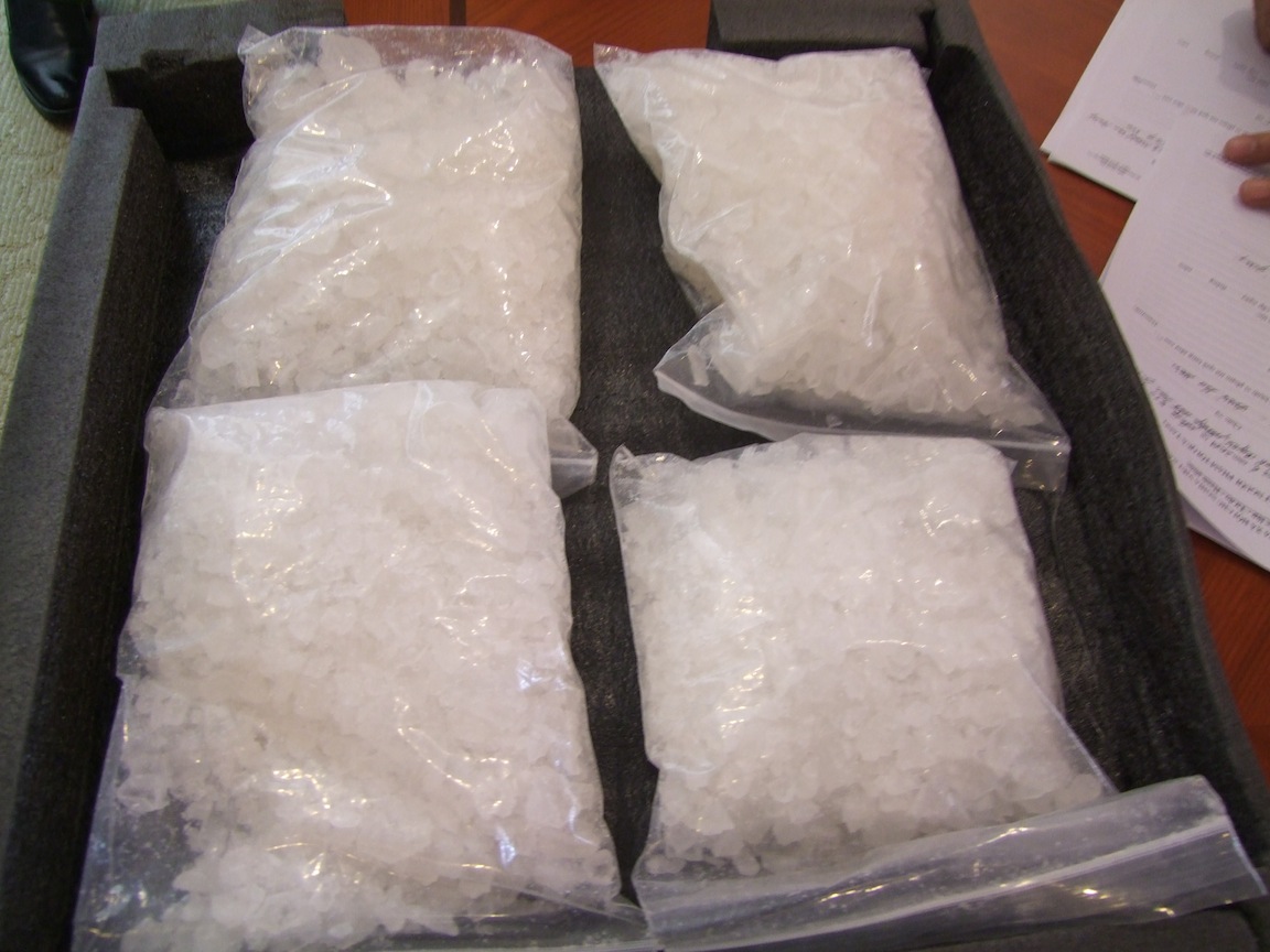Bắt giữ 4kg ma túy đá tại Hà Nội