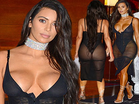 Hoảng hồn với cách ăn mặc kinh dị của Kim Kardashian