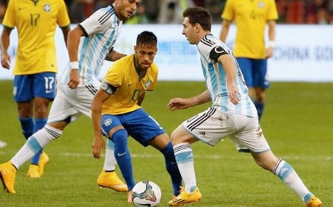 Brazil - Argentina: Chờ đợi Messi so tài với Neymar!