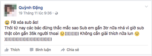 Nhiều thành viên Facebook ở Việt Nam cho biết bị giảm lượng người theo dõi.