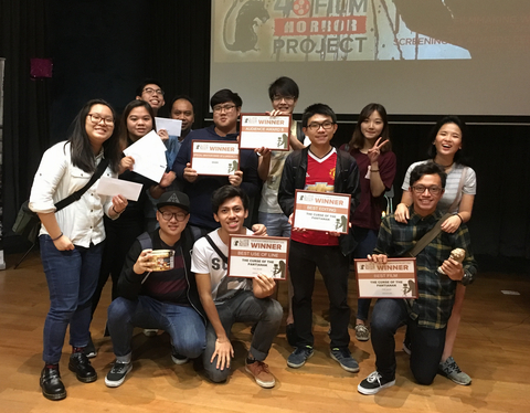 Sinh viên Việt tham gia làm phim dành cho sinh viên tại Singapore