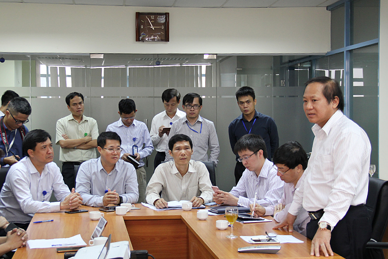 Bộ trưởng Trương Minh Tuấn kiểm tra công tác thanh tra, kiểm tra của Đoàn tại Tổng Công ty Hạ tầng mạng (VNPT Net - Tập đoàn VNPT)