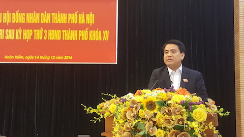 Chủ tịch UBND Thành phố Nguyễn Đức Chung