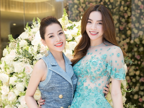 Hà Hồ, Chi Pu thân thiết dự khai trương store thời trang của bố mẹ chồng Hà Tăng