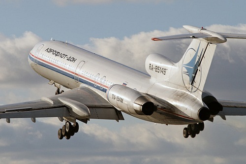 Cận ​cảnh loại máy bay chở khách Tu-154 vừa gặp nạn ở Nga