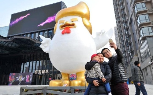 &quot;Trump dậu&quot; xuất hiện giữa Trung Quốc