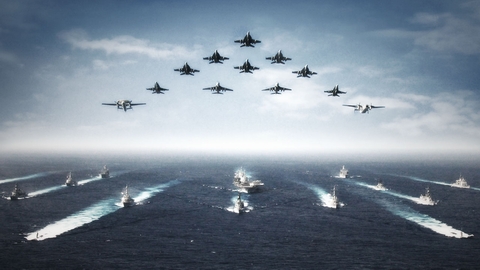 Với 300 tàu chiến, Hải quân Mỹ đè bẹp mọi đối thủ