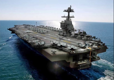 Tàu sân bay USS Gerald R. Ford sở hữu sức mạnh mà bất kỳ đối thủ nào cũng phải kiêng dè
