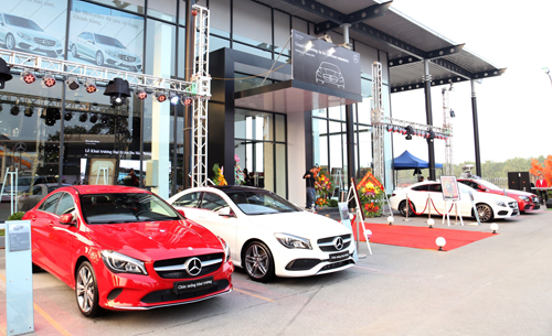 An Du Hải Phòng với hệ thống nhận diện thương hiệu mới của Mercedes-Benz.