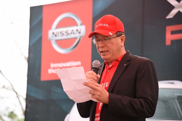 Ông Teh Kim Hwa - Giám đốc thương mại Nissan Việt Nam phát biểu tại sự kiện