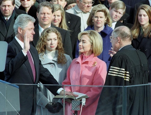 Tổng thống Bill Clinton tuyên thệ nhậm chức ngày 20/1/1997
