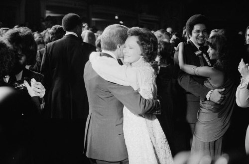 Jimmy và Rosalynn Carter nhảy tại lễ nhậm chức tháng 1/1977