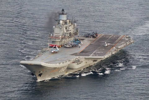 50 tàu NATO bám đuổi tàu sân bay Nga