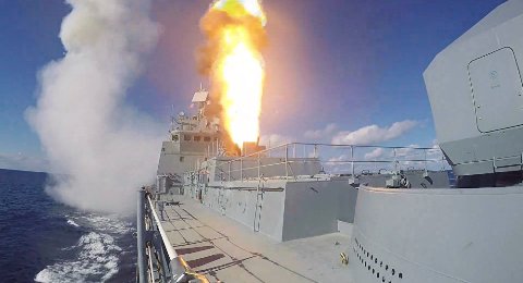 Chiến hạm Nga bắn tên lửa hủy diệt mục tiêu của IS