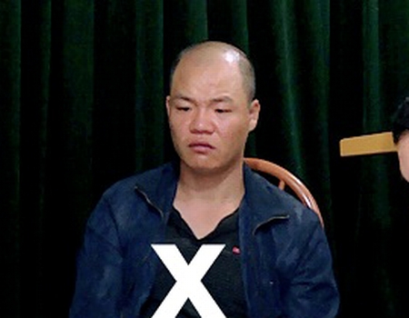 Đối tượng Nguyễn Sơn Hà tại cơ quan điều tra