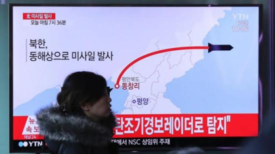 Triều Tiên vừa thử tên lửa thất bại