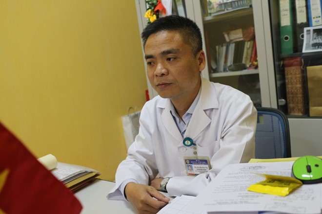 ThS.BS Trần Huy Thọ (Trưởng khoa khám bệnh chuyên ngành, Viện sốt rét Ký sinh trùng Côn trùng Trung Ương). Ảnh: 