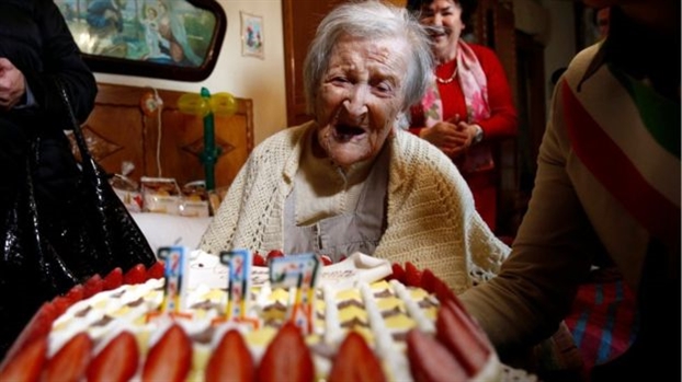 Lễ sinh nhật thứ 117 của bà năm 2016 - Ảnh: Reuters