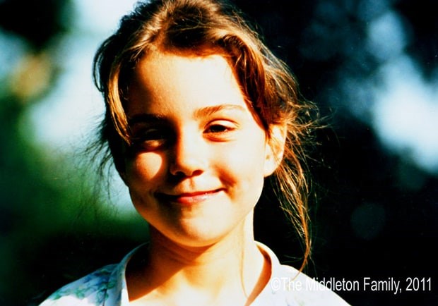 Cô bé Kate lúc 5 tuổi có khuôn mặt hệt như lúc bây giờ